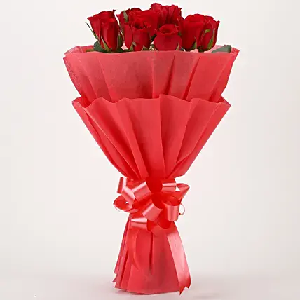 Lovely Red Roses Boquet